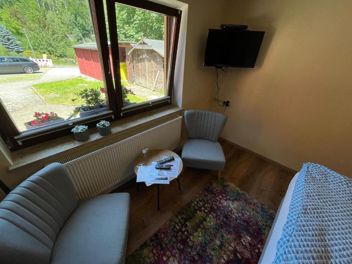 Pension & Cafe Abendroete Kurort Oybin Eksteriør bilde